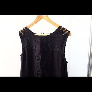 SEA dress with signature stitch pattern